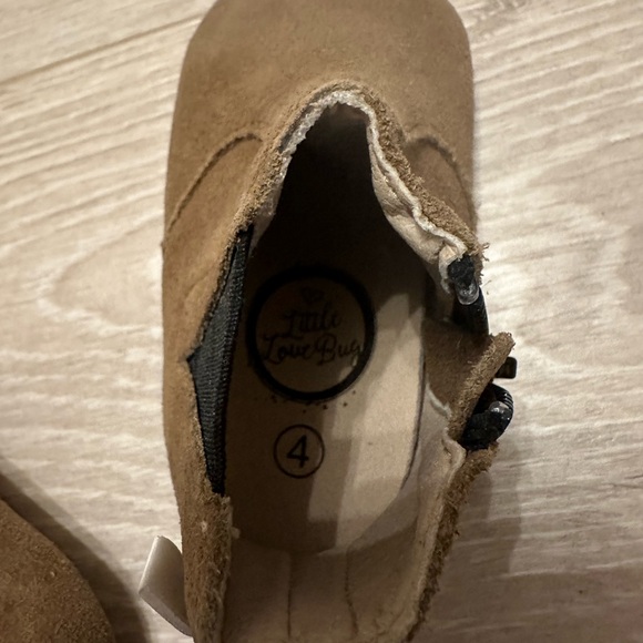 Brown Suede Chelsea Baby Boots Size 4 - Picture 11 of 11